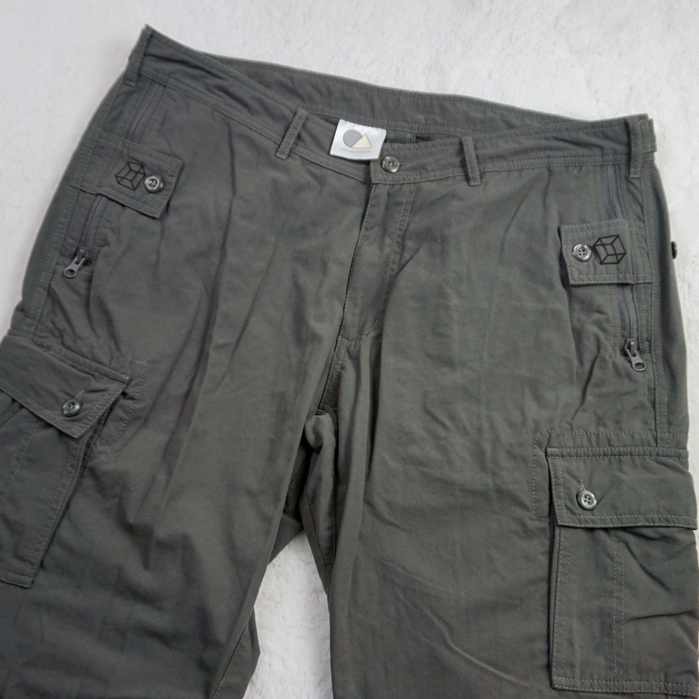 Clothing Arts Cubed Pick-Pocket Proof Cargo Pants 36x32 (36x31) Green Hiking